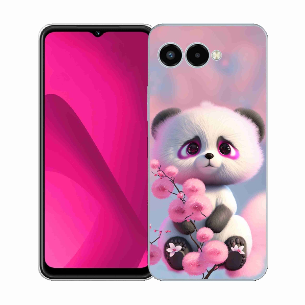 Gélový kryt mmCase na T-Mobile T Phone 3 - roztomilá panda 1