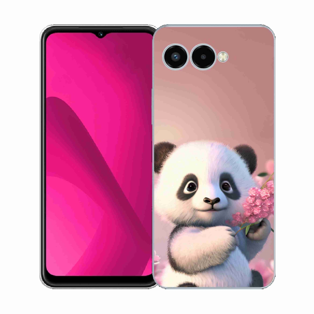 Gélový kryt mmCase na T-Mobile T Phone 3 - roztomilá panda