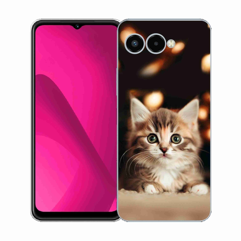 Gélový kryt mmCase na T-Mobile T Phone 3 - roztomilé mačiatko 2