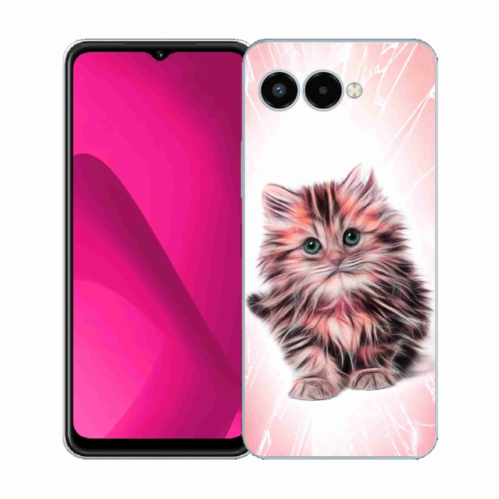 Gélový kryt mmCase na T-Mobile T Phone 3 - roztomilé mačiatko