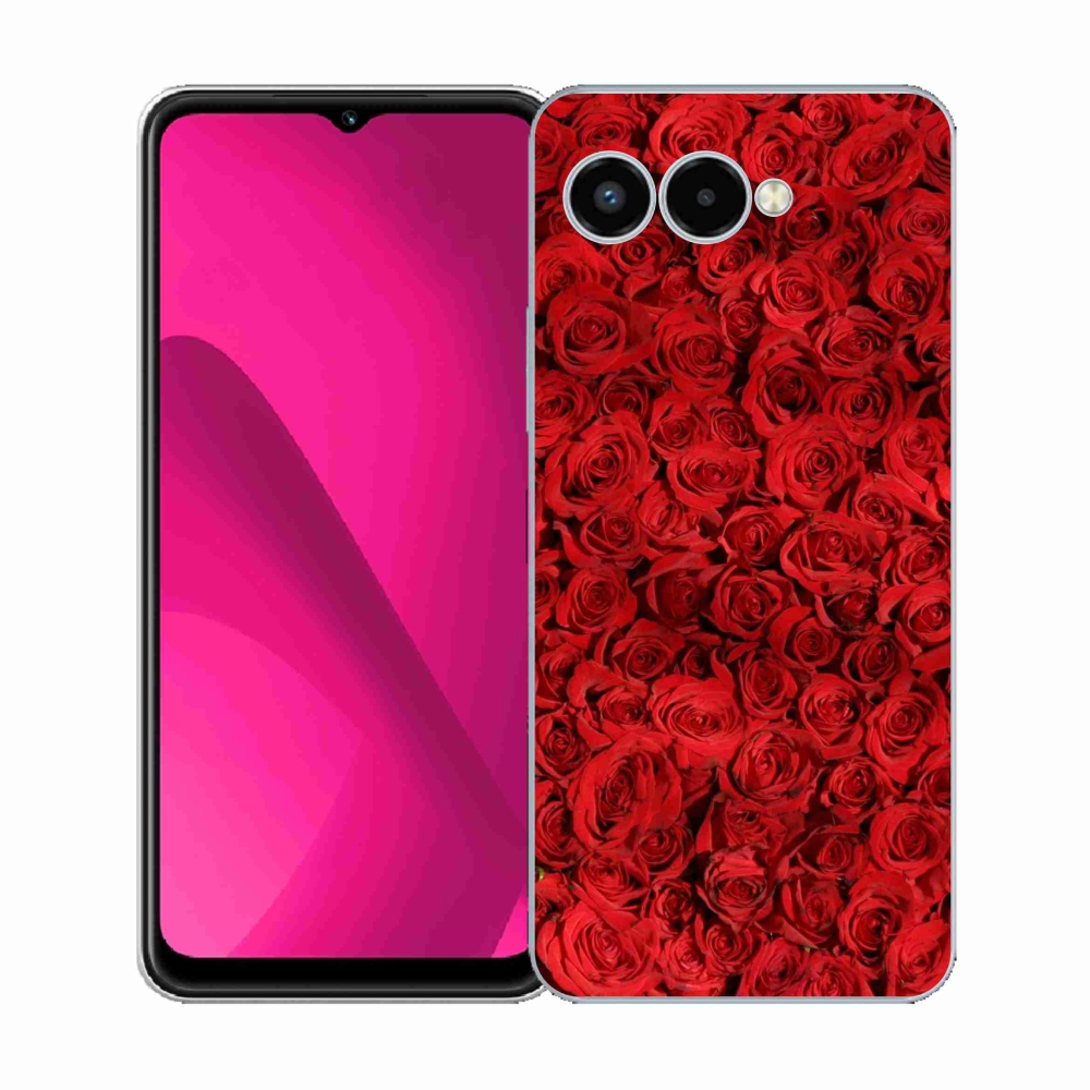 Gélový kryt mmCase na T-Mobile T Phone 3 - ruža