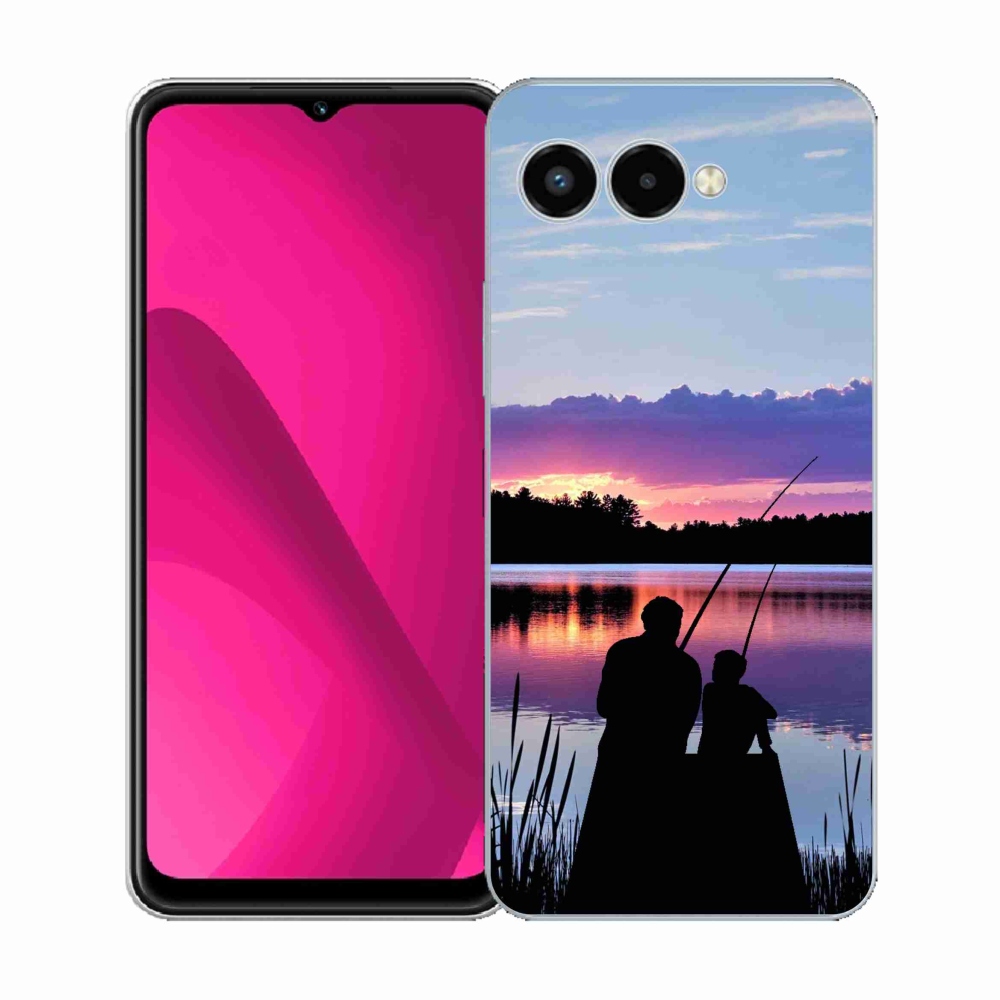 Gélový kryt mmCase na T-Mobile T Phone 3 - rybárčenie 2