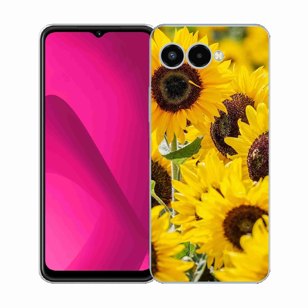 Gélový kryt mmCase na T-Mobile T Phone 3 - slnečnica