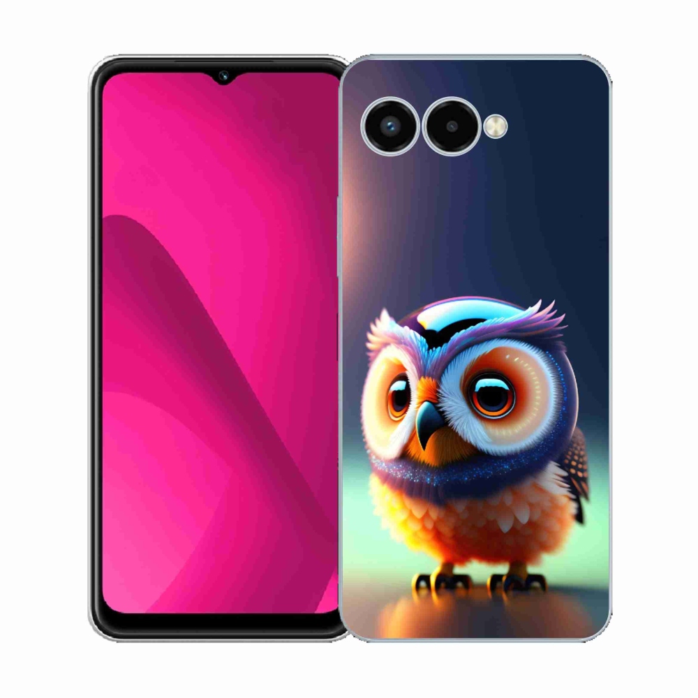 Gélový kryt mmCase na T-Mobile T Phone 3 - sovička