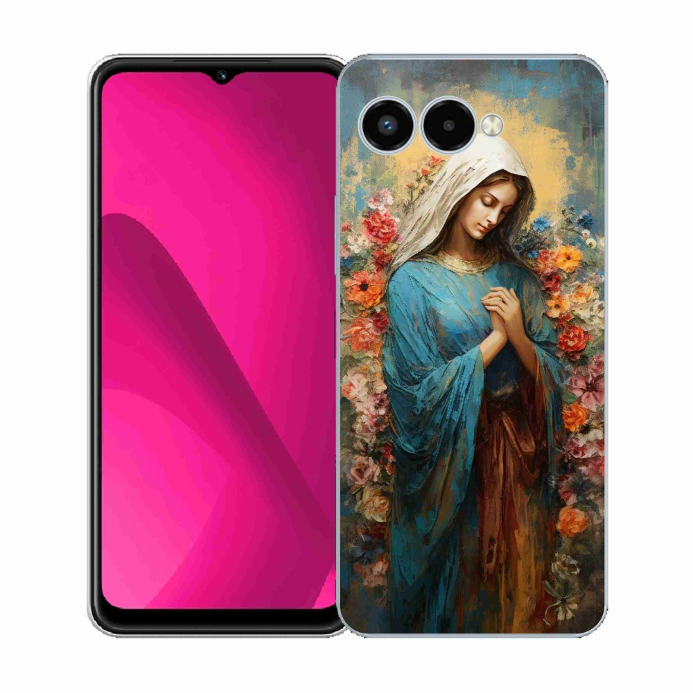 Gélový kryt mmCase na T-Mobile T Phone 3 - svätá žena