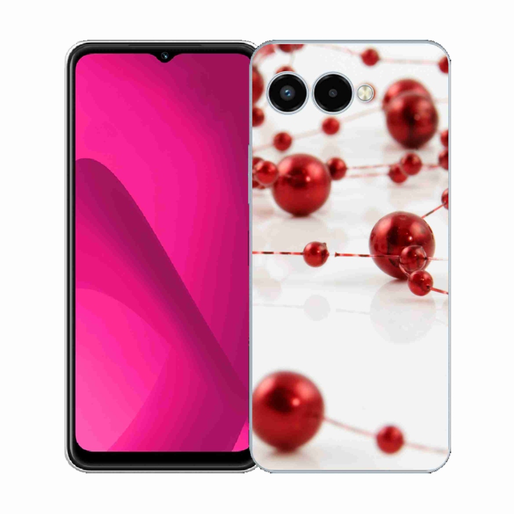 Gélový kryt mmCase na T-Mobile T Phone 3 - vianočná reťaz
