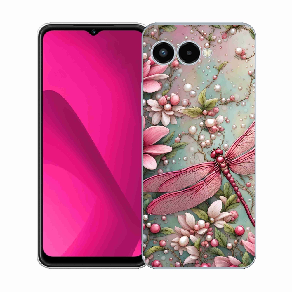 Gélový kryt mmCase na T-Mobile T Phone 3 - vážka