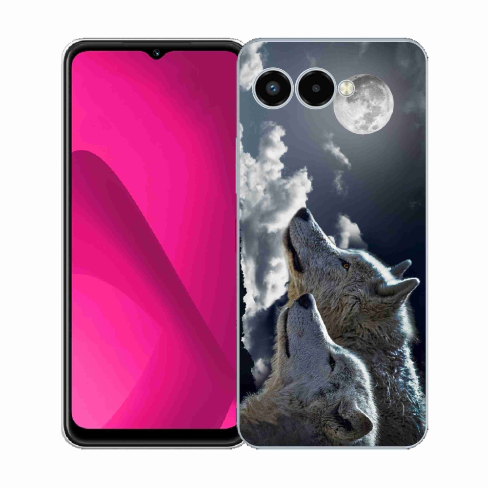 Gélový kryt mmCase na T-Mobile T Phone 3 - vlci