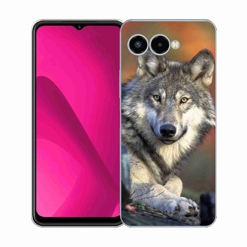 Gélový kryt mmCase na T-Mobile T Phone 3 - vlk