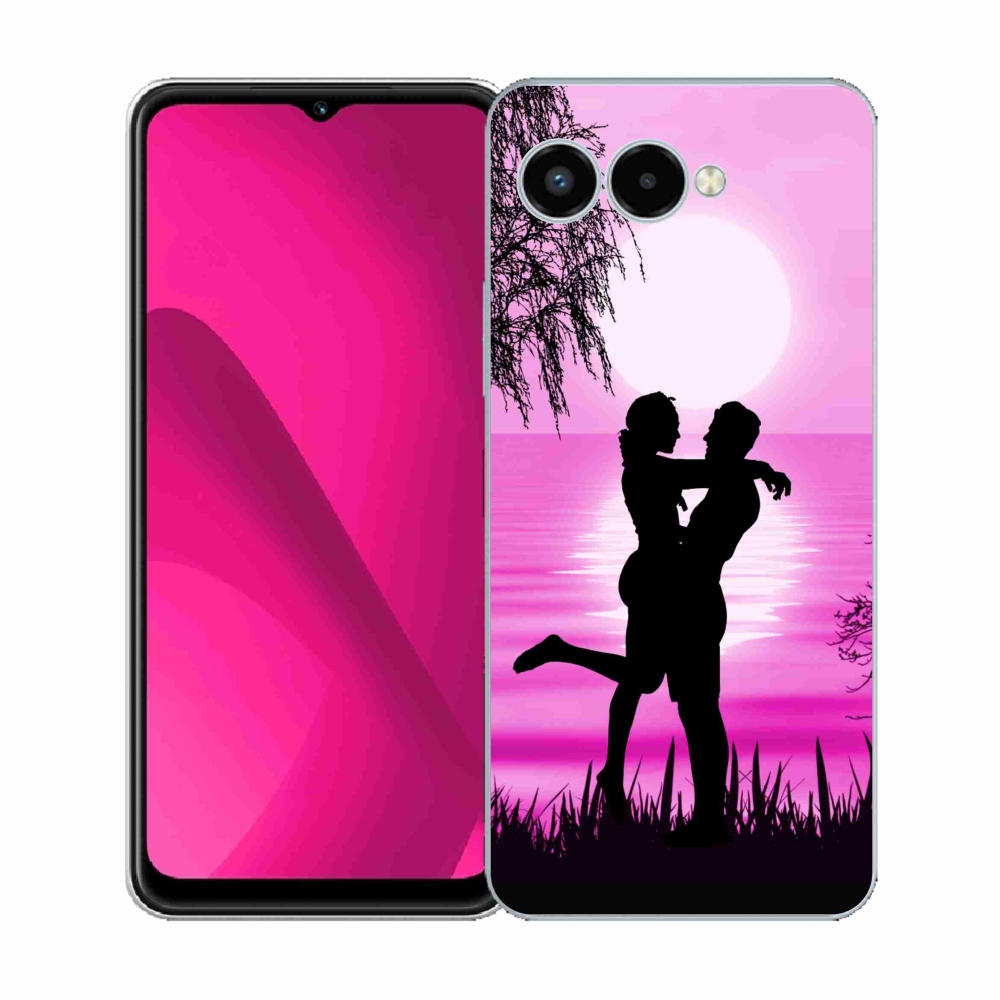 Gélový kryt mmCase na T-Mobile T Phone 3 - západ slnka