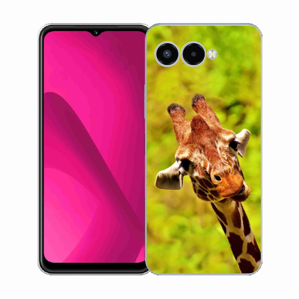 Gélový kryt mmCase na T-Mobile T Phone 3 - žirafa