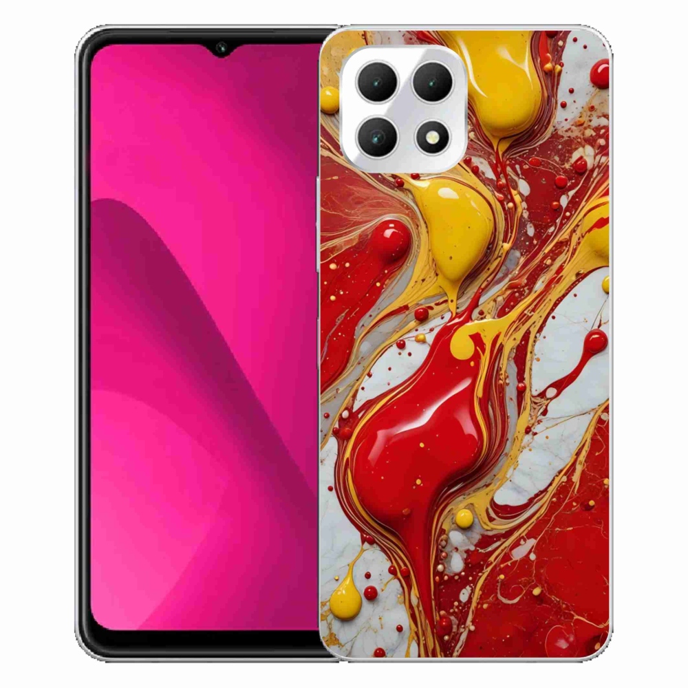 Gélový kryt mmCase na T phone 2 - abstraktný motív 42