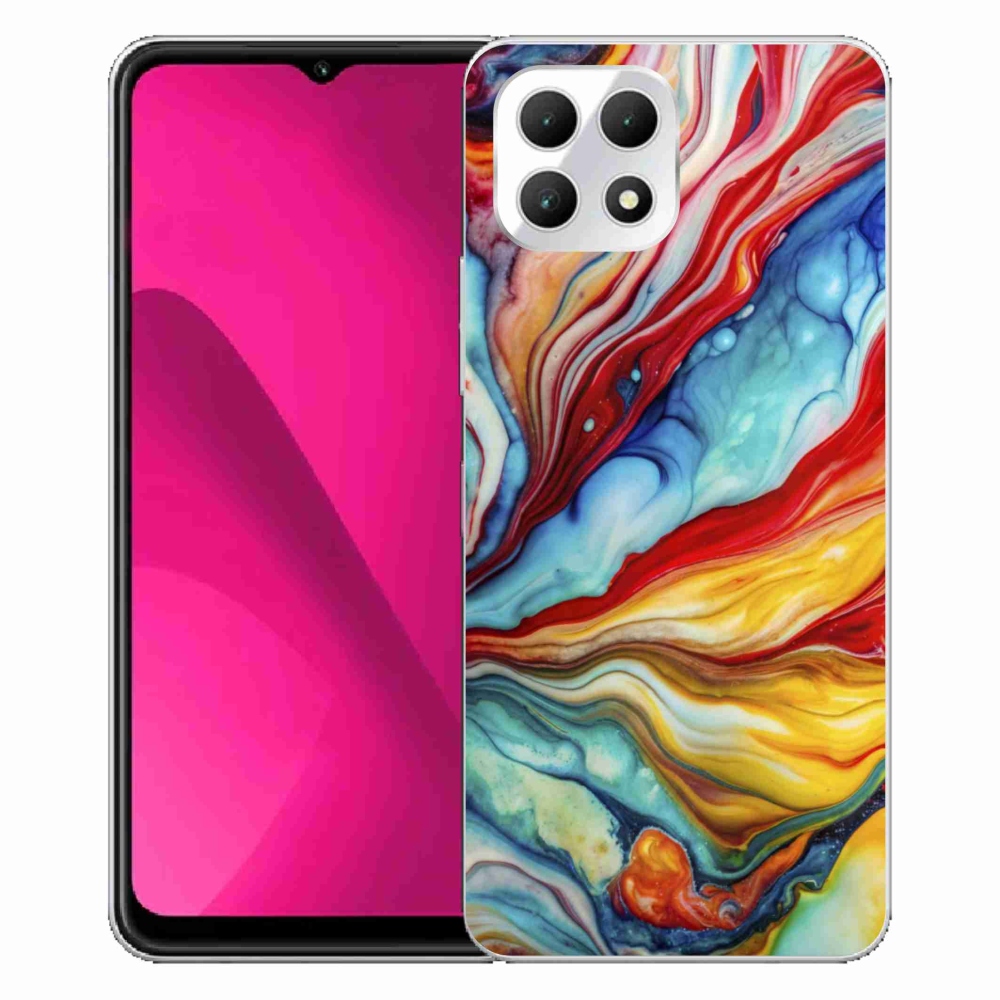 Gélový kryt mmCase na T phone 2 - abstraktný motív 58