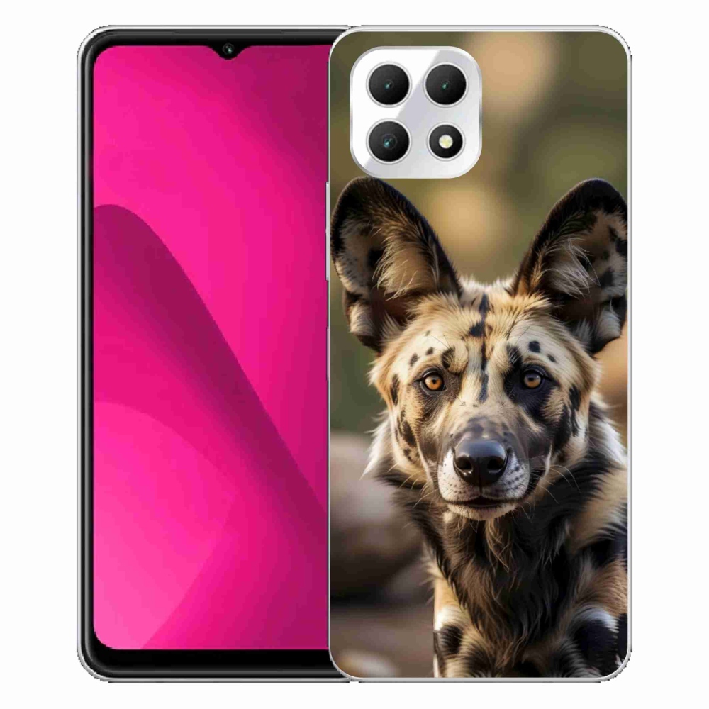 Gélový kryt mmCase na T phone 2 - africký divoký pes