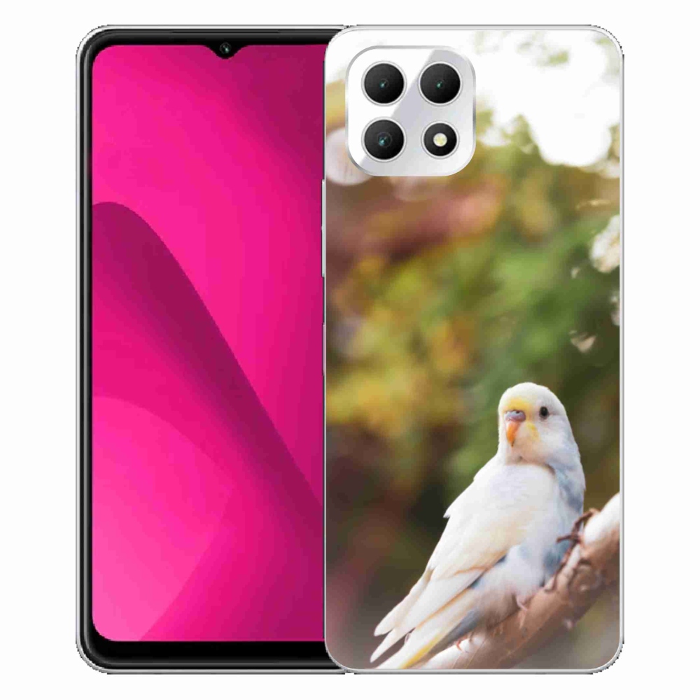 Gélový kryt mmCase na T phone 2 - andulka biela