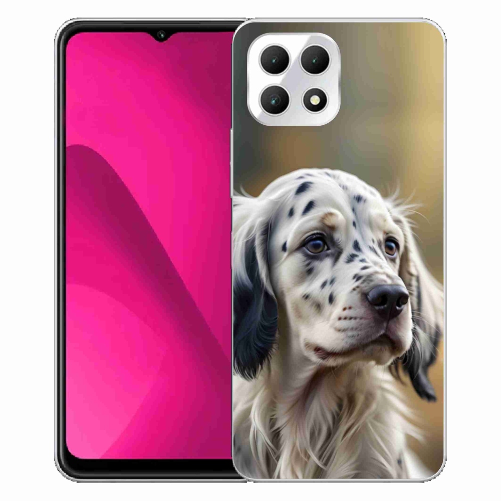 Gélový kryt mmCase na T phone 2 - anglický seter