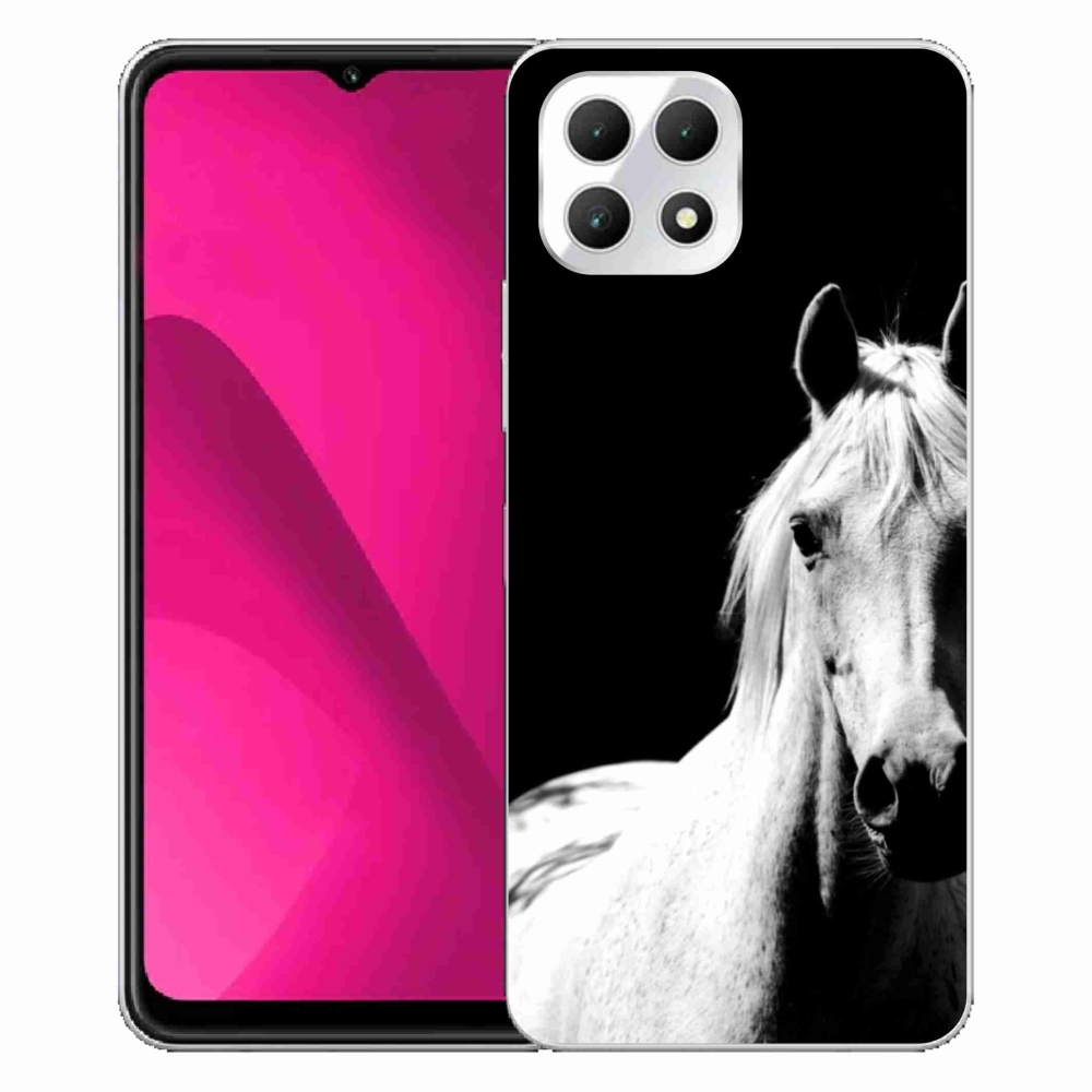 Gélový kryt mmCase na T phone 2 - biely kôň 5
