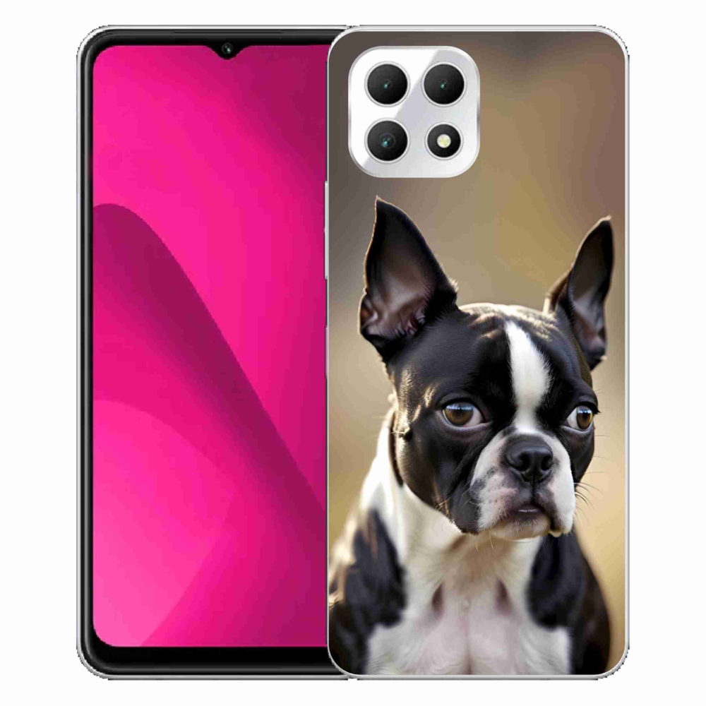 Gélový kryt mmCase na T phone 2 - bostonský teriér