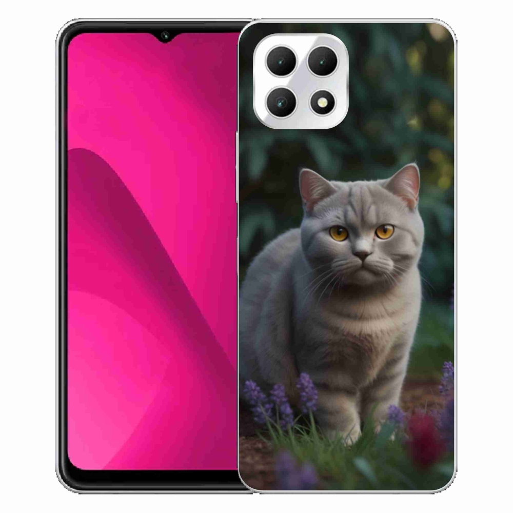 Gélový kryt mmCase na T phone 2 - britská mačka