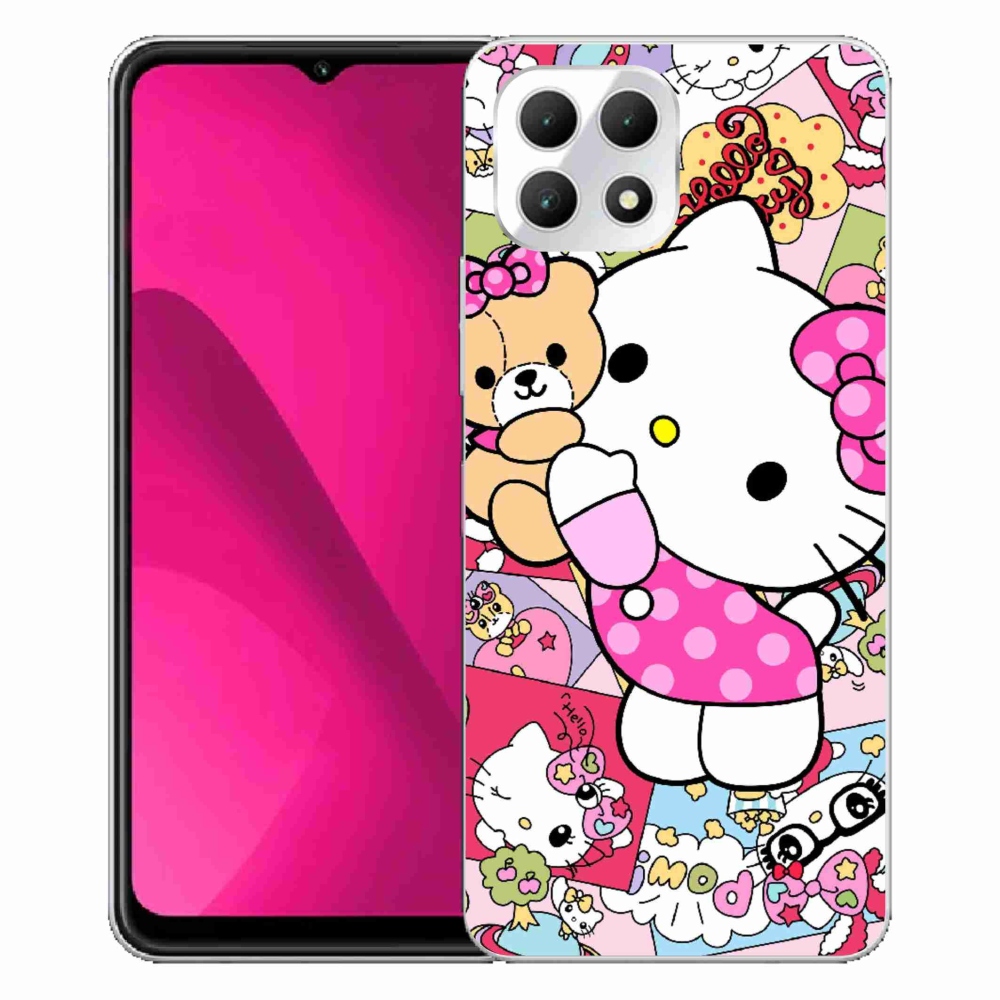 Gélový kryt mmCase na T phone 2 - cute kitty