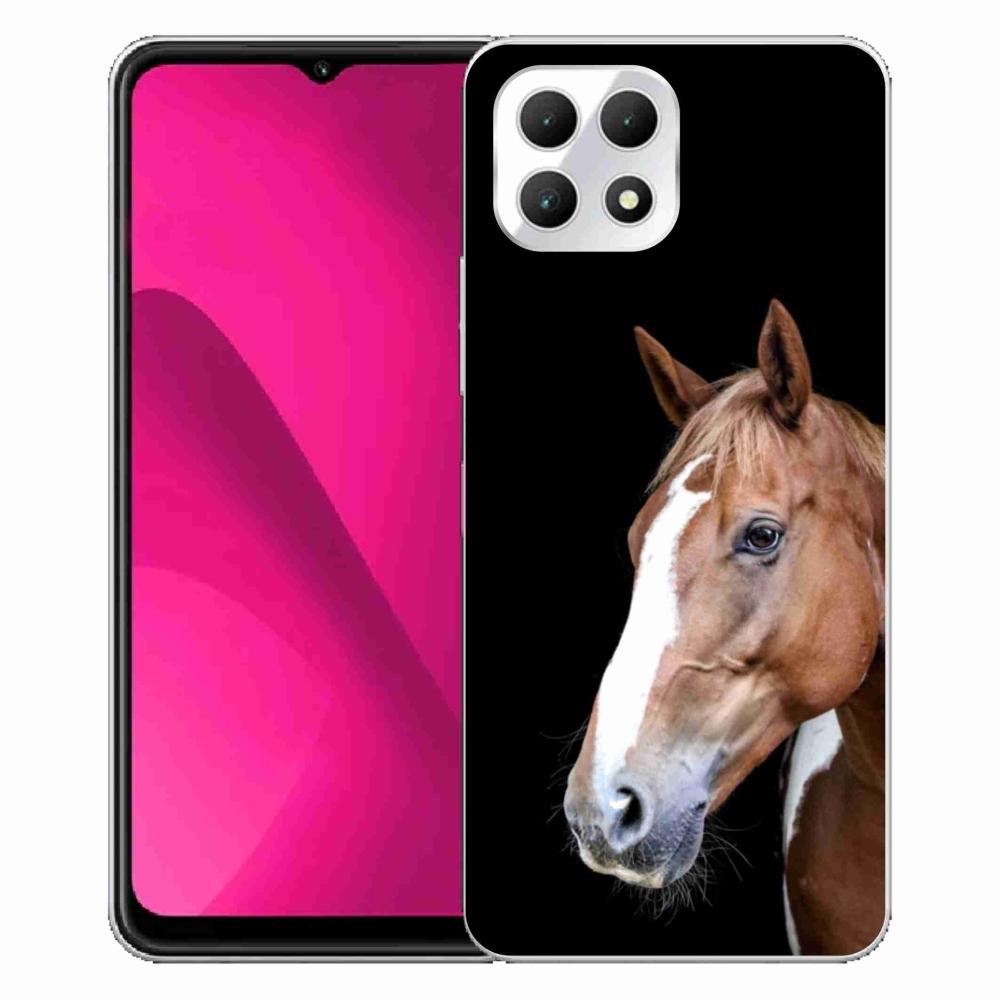Gélový kryt mmCase na T phone 2 - hnedý kôň 3