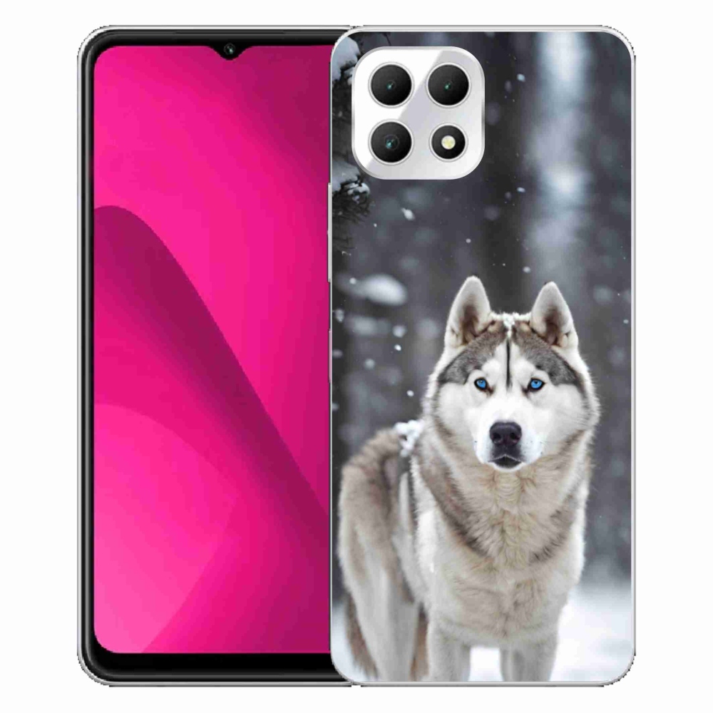 Gélový kryt mmCase na T phone 2 - husky 2