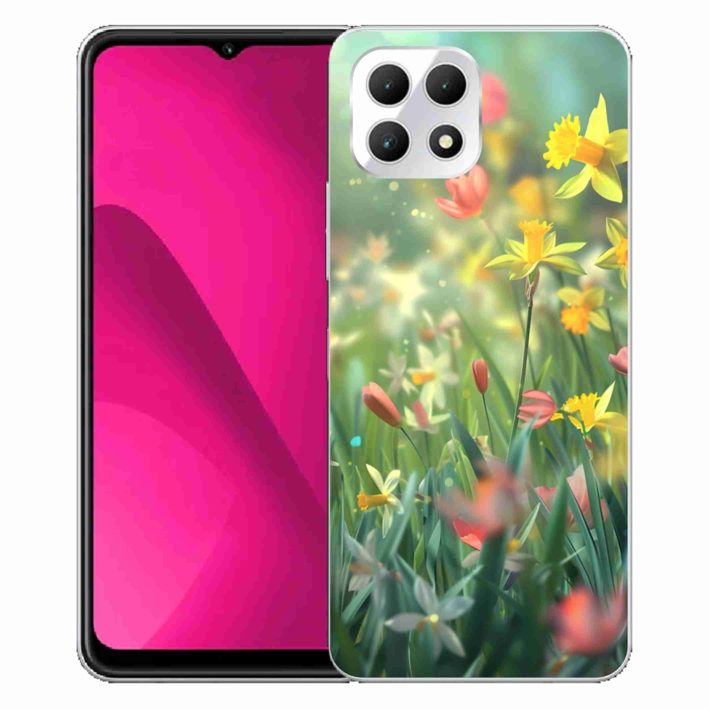 Gélový kryt mmCase na T phone 2 - jarné kvety