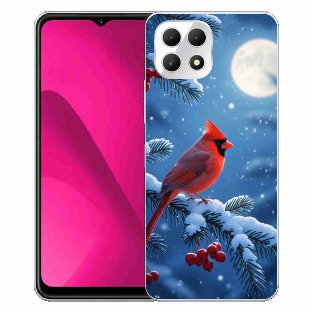 Gélový kryt mmCase na T phone 2 - kardinál červený