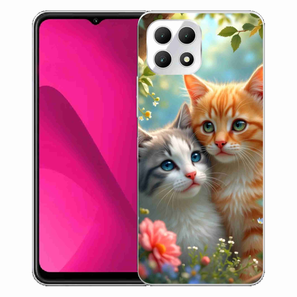 Gélový kryt mmCase na T phone 2 - mačacia láska 2
