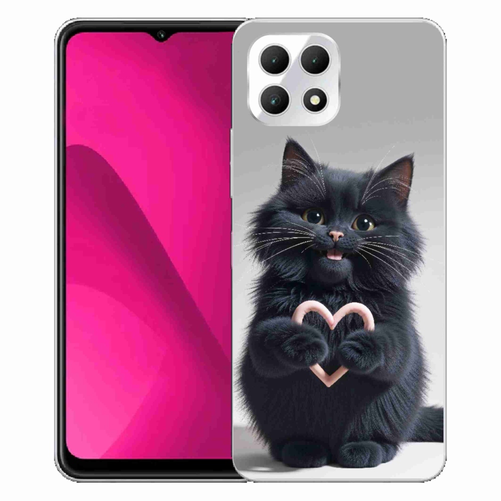Gélový kryt mmCase na T phone 2 - mačacia láska 3