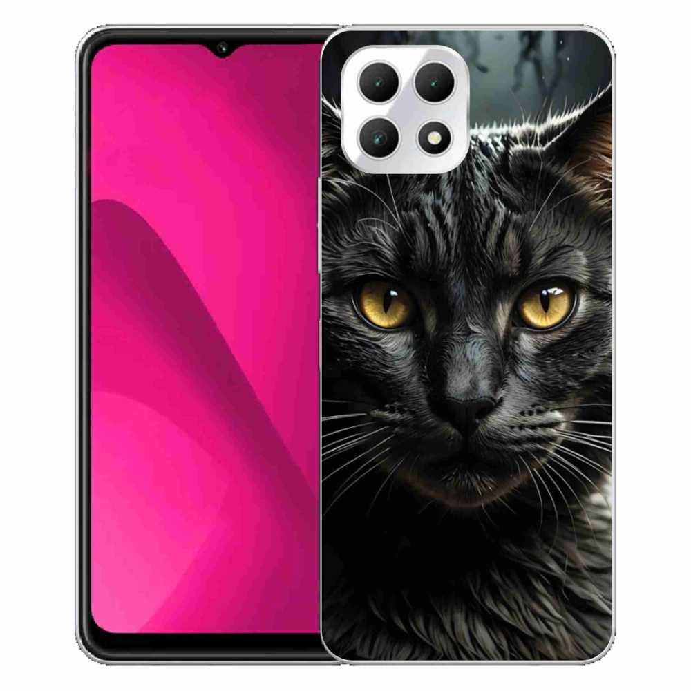 Gélový kryt mmCase na T phone 2 - mačacie pohľad 3