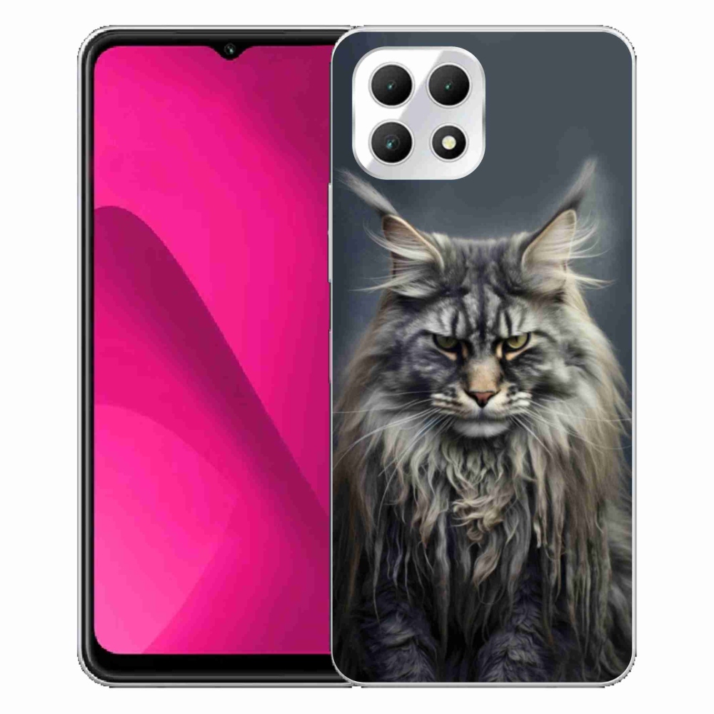 Gélový kryt mmCase na T phone 2 - mačacie pohľad 4