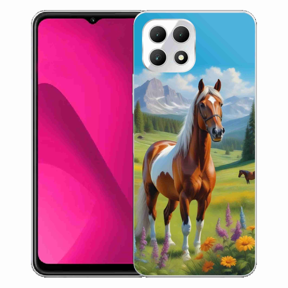 Gélový kryt mmCase na T phone 2 - kôň na lúke