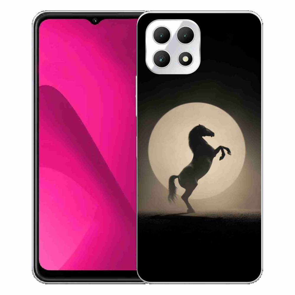 Gélový kryt mmCase na T phone 2 - kôň v siluete