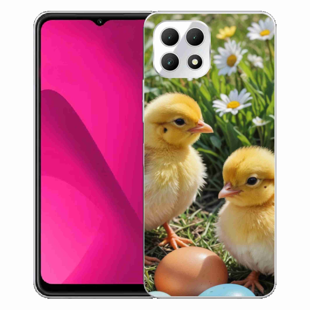 Gélový kryt mmCase na T phone 2 - kuriatka