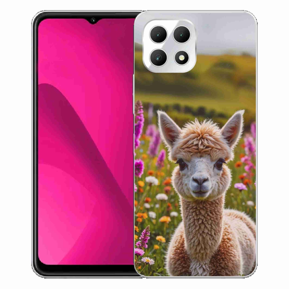 Gélový kryt mmCase na T phone 2 - lama na lúke