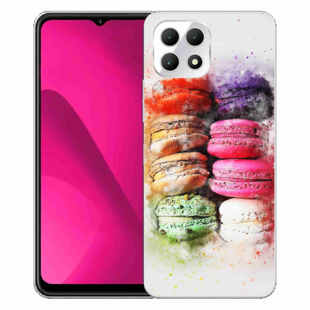 Gélový kryt mmCase na T phone 2 - makrónky