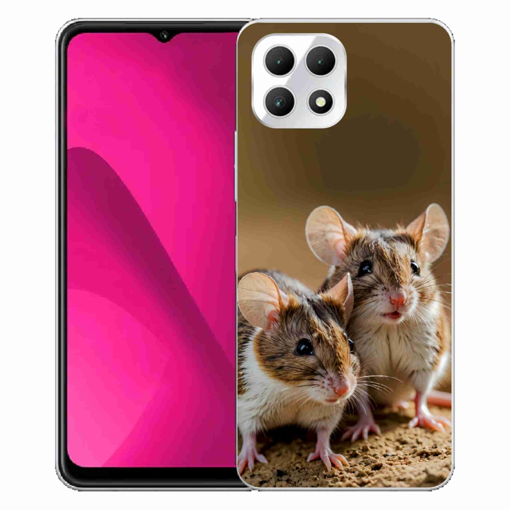 Gélový kryt mmCase na T phone 2 - myší duo