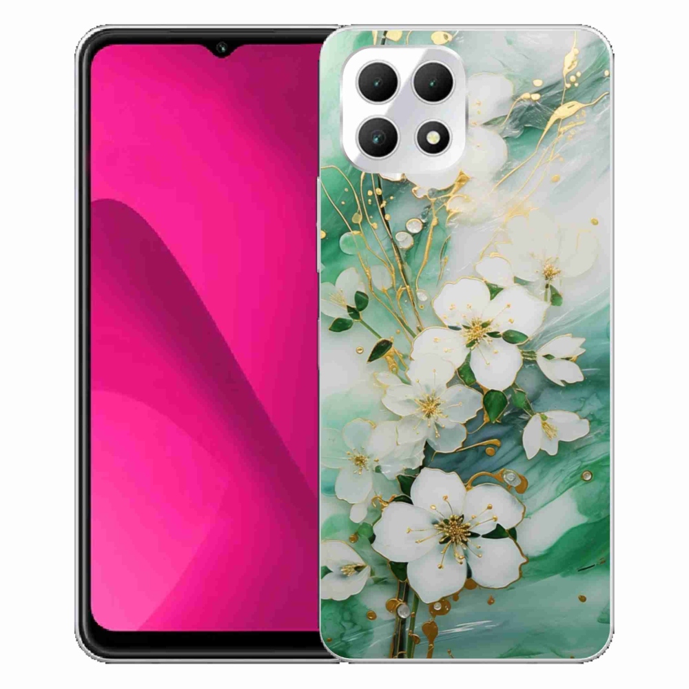 Gélový kryt mmCase na T phone 2 - nežné kvety