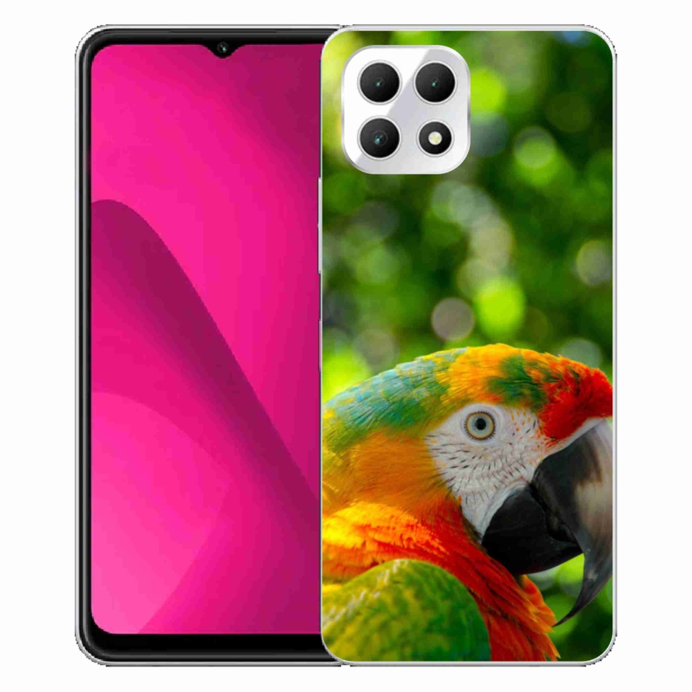 Gélový kryt mmCase na T phone 2 - papagáj ara 3