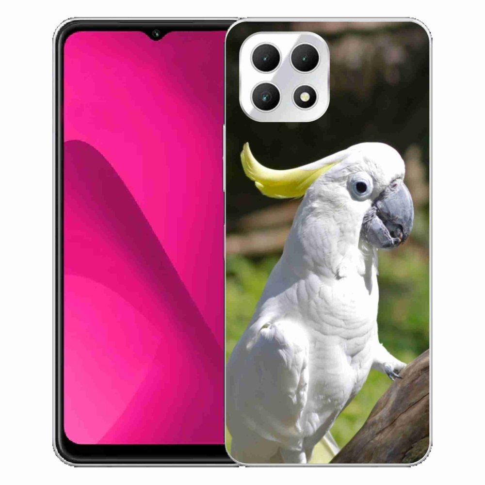 Gélový kryt mmCase na T phone 2 - papagáj kakadu 2