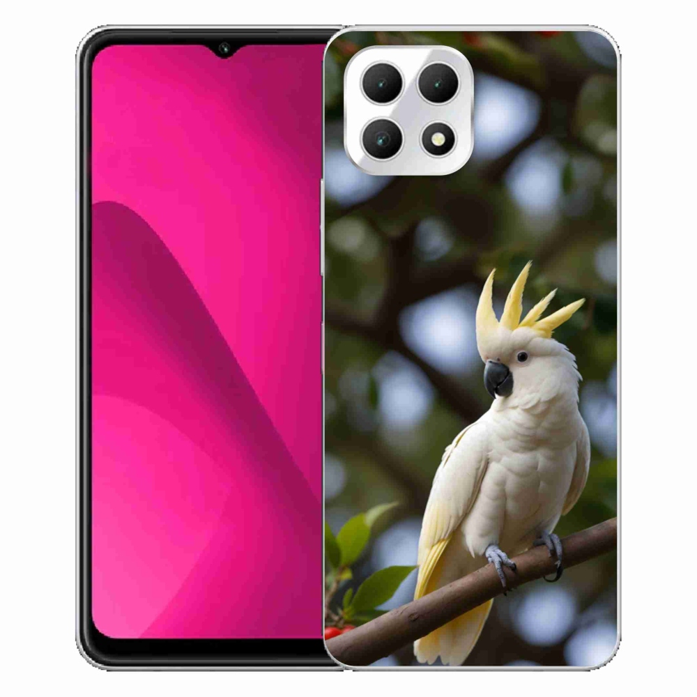 Gélový kryt mmCase na T phone 2 - papagáj kakadu 3