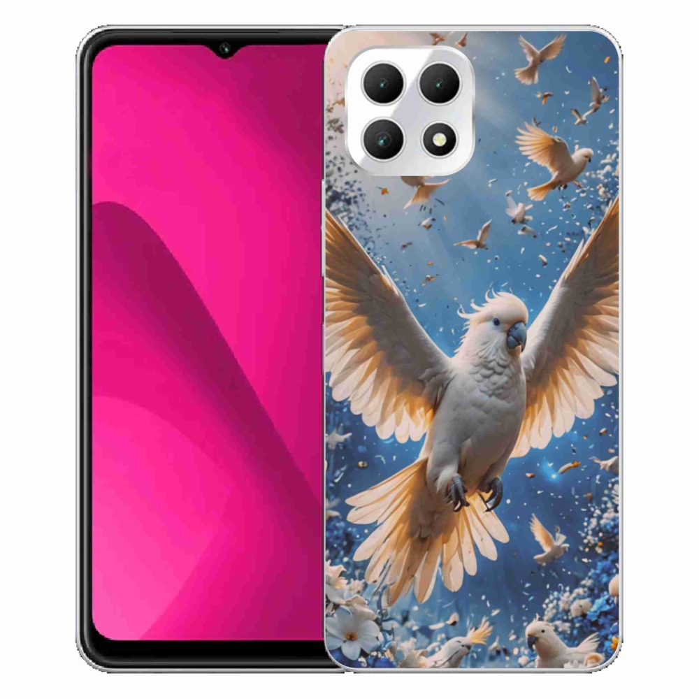 Gélový kryt mmCase na T phone 2 - papagáj kakadu