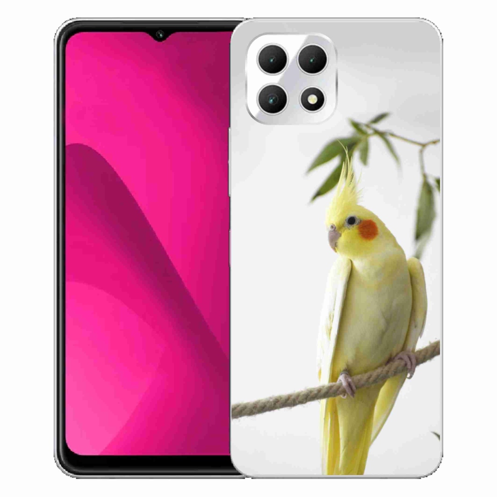 Gélový kryt mmCase na T phone 2 - papagáj korela chocholatá