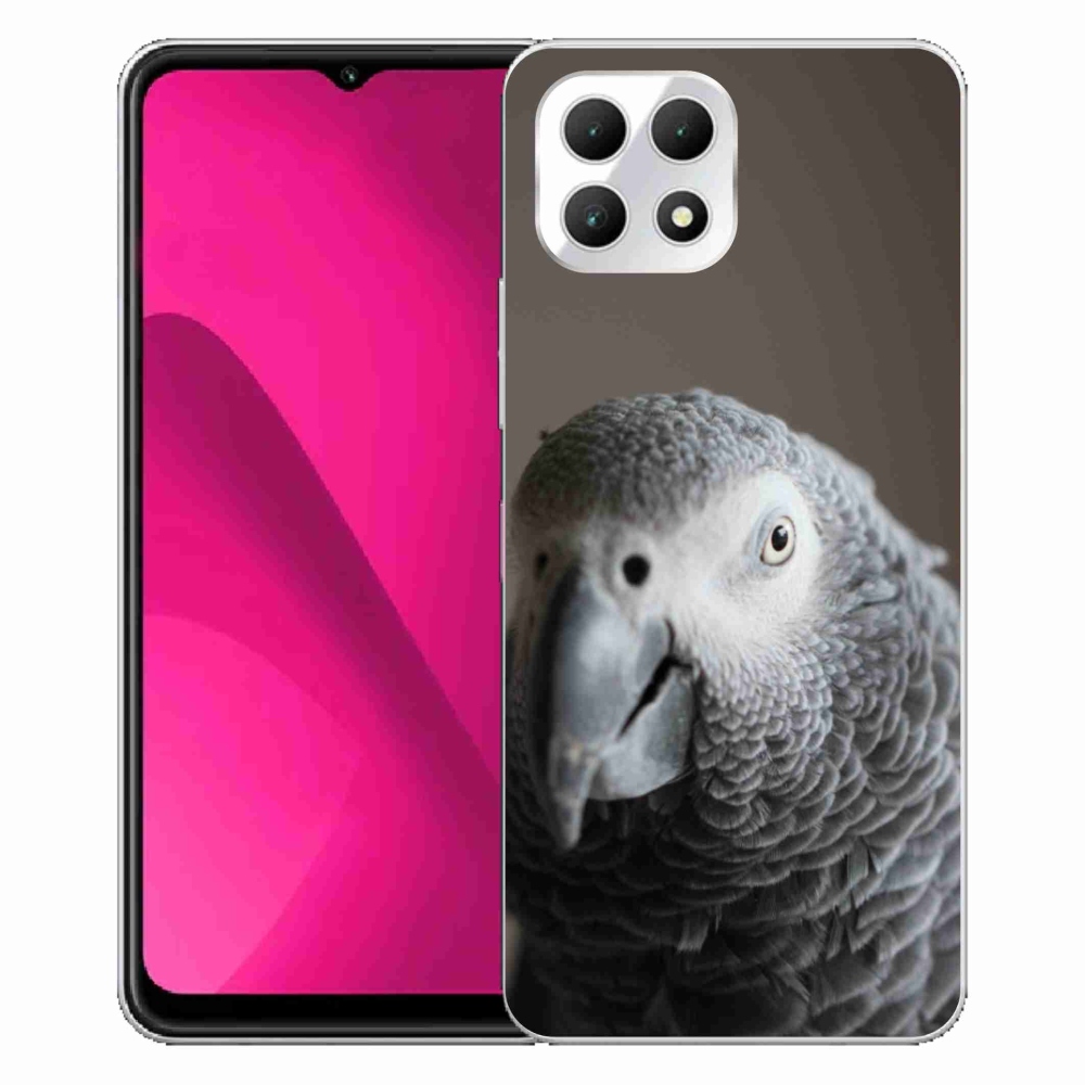 Gélový kryt mmCase na T phone 2 - papagáj žako 2