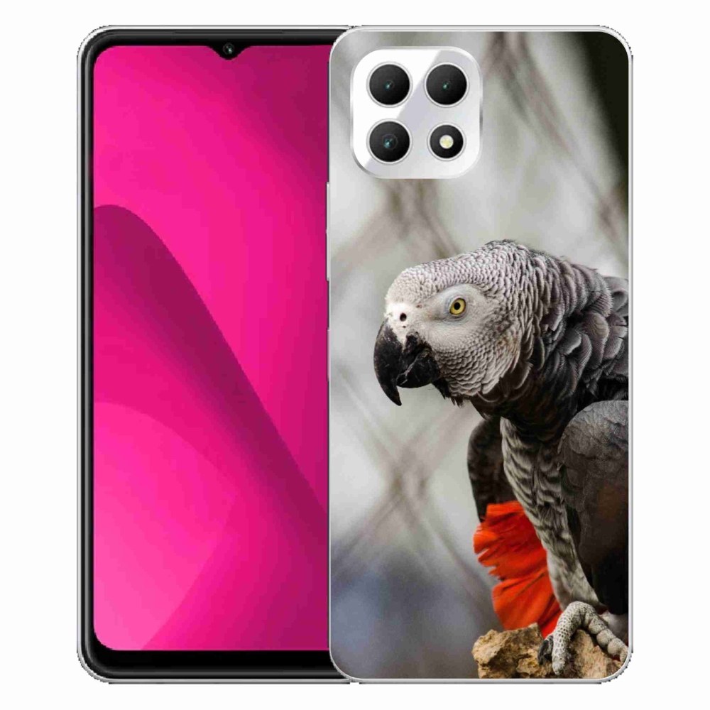 Gélový kryt mmCase na T phone 2 - papagáj žako 3