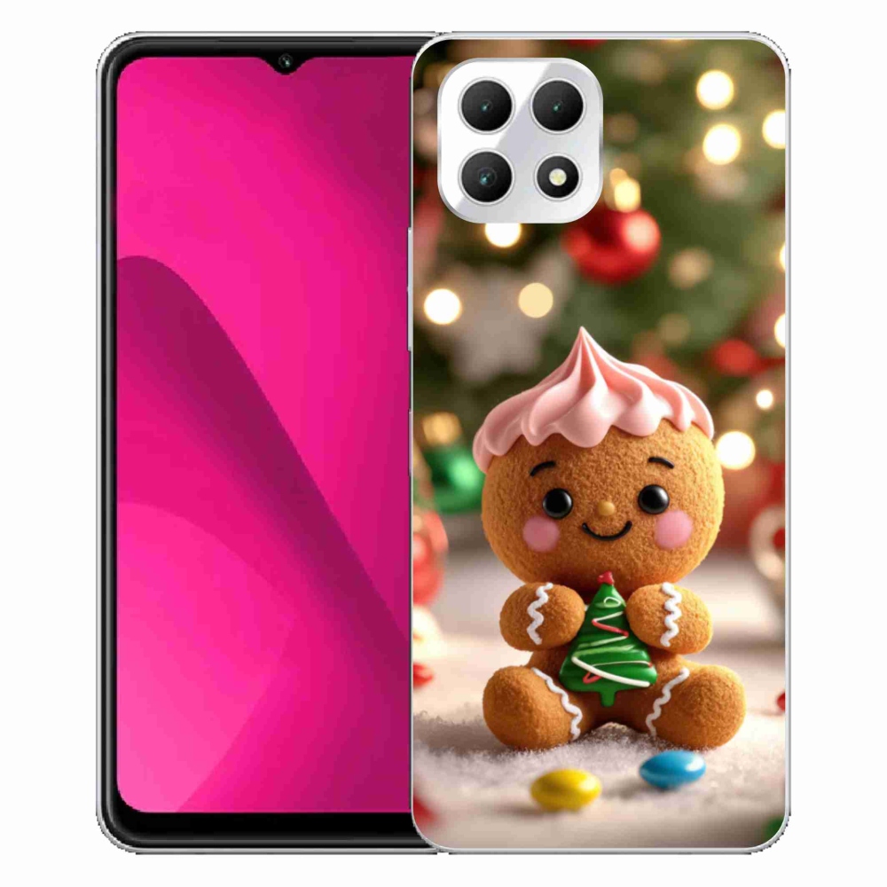 Gélový kryt mmCase na T phone 2 - perníček