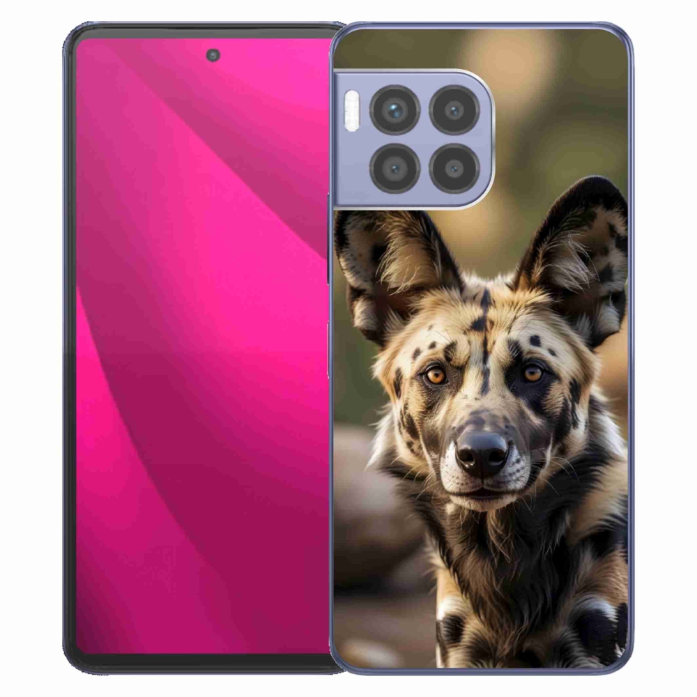 Gélový kryt mmCase na T phone 2 Pro - africký divoký pes