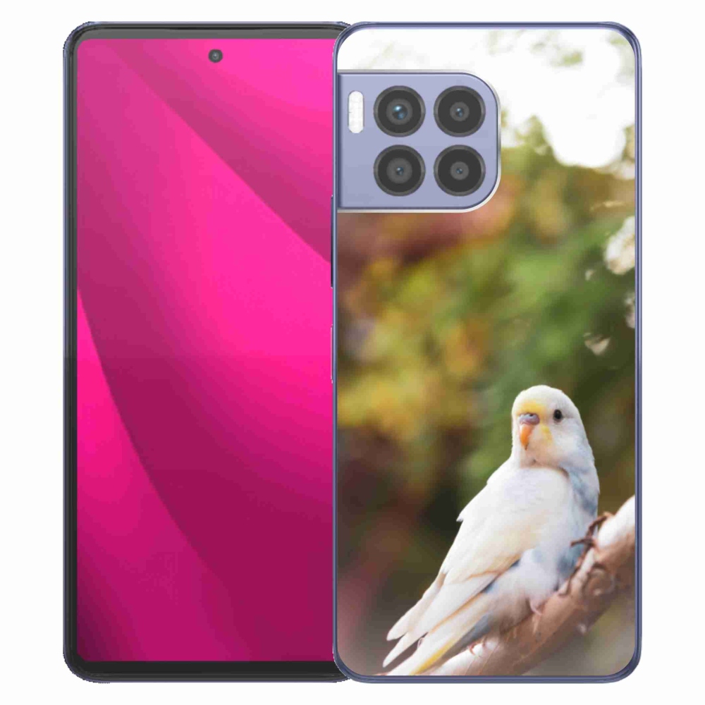 Gélový kryt mmCase na T phone 2 Pro - andulka biela