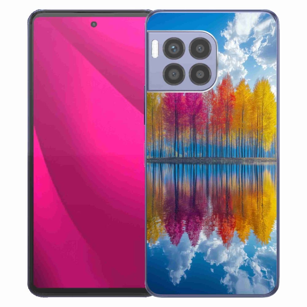 Gélový kryt mmCase na T phone 2 Pro - farebné stromy